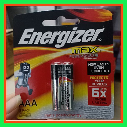 [Bán Sỉ]-Vỉ (2 Viên) Pin Tiểu 2A/3A Energizer-Pin AA/AAA Thanh Tú[Giá Tốt Nhất]