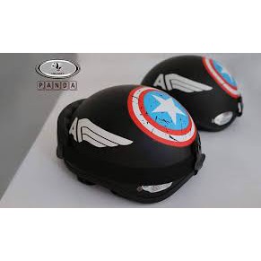 COMBO  bảo hành 12 tháng Mũ bảo hiểm nửa đầu 1/2 ROCK +KÍNH UV400/KÍNH PHI CÔNG