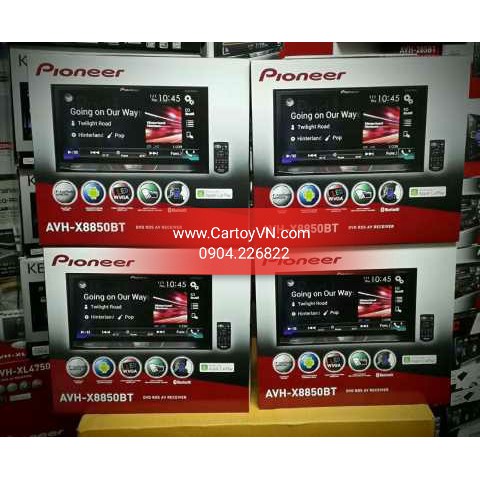 Pioneer AVH-X8850BT Màn hình DVD đa chức năng cao cấp
