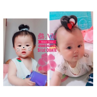 Kẹp tóc giả kiểu cây dừa cho bé gái ( Về lại đủ mẫu)