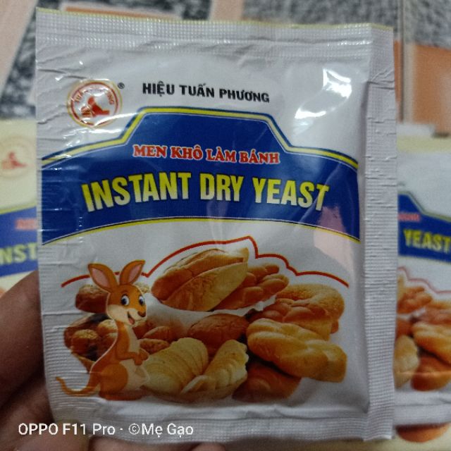 Men khô làm bánh Instant Dry Yeast bột nở làm bánh thương hiệu tuấn phương