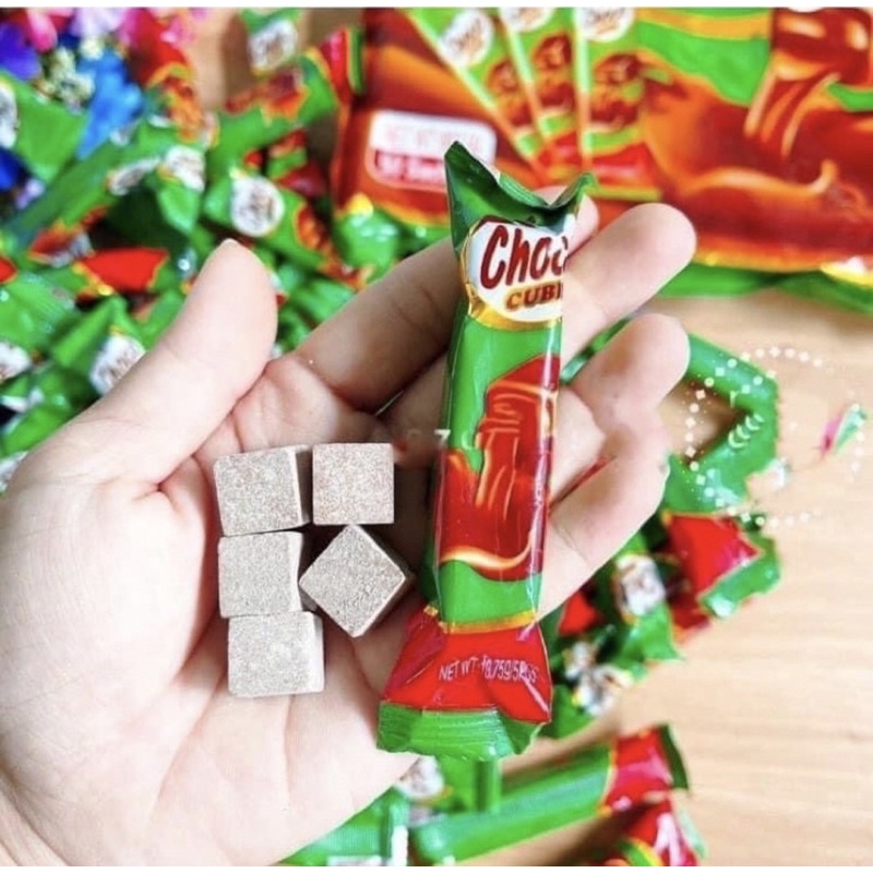 Thanh kẹo choco cube siêu ngon