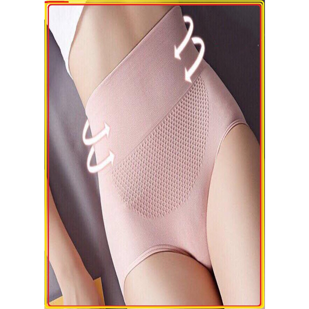 Quần lót nữ cạp cao Freeship Quần lót nữ kháng khuẩn gen bụng nâng mông chất liệu cotton cao cấp co dãn 4 chiều