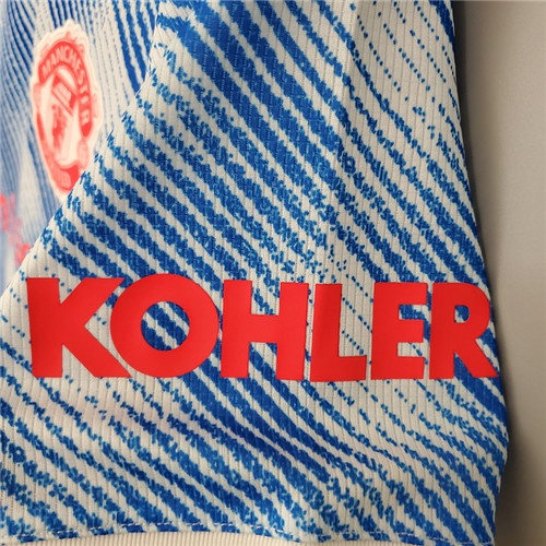 Bộ đá banh MU xanh sân khách hàng thái