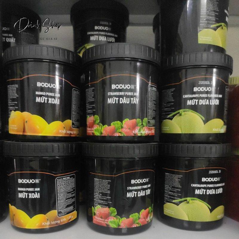 Mứt Trái Cây Boduo Đủ Vị (Dâu Tây, Mật Ong Đào, Chuối, Xoài, Dưa Lưới, Ổi Hồng, Đào Nhài) 1.3kg | BigBuy360 - bigbuy360.vn