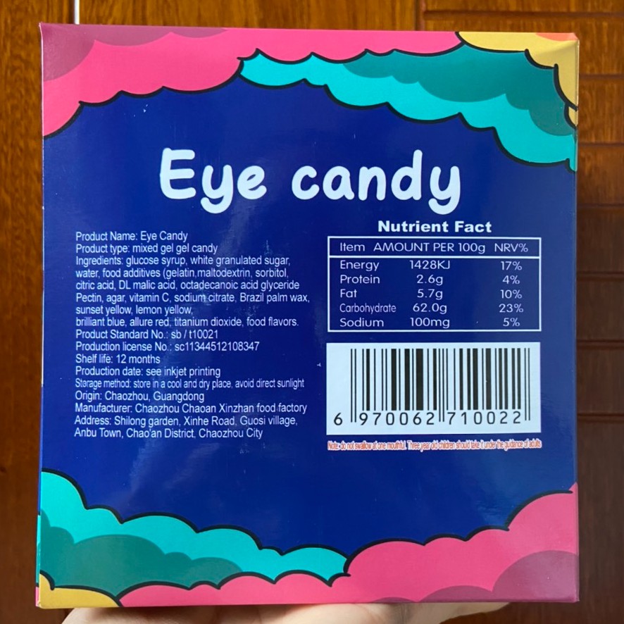 Kẹo dẻo con mắt Eye Candy Funny Castle HongKong | BigBuy360 - bigbuy360.vn