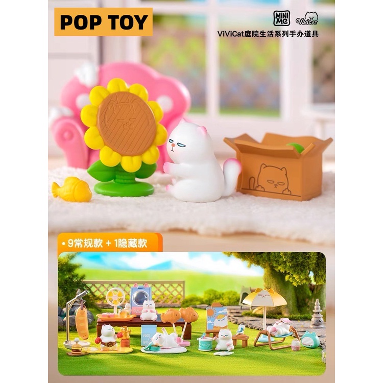 Mô Hình Búp Bê ViViCat Courtyard Series Dễ Thương Có Sẵn