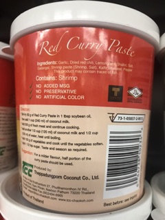 MAE PLOY Gia Vị Cary Đỏ / Cary Xanh Hộp 400gr Red Curry Paste & Green Curry Paste