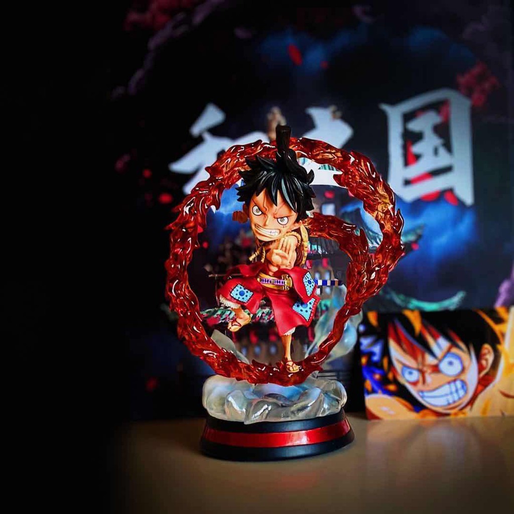 Mô hình Onepiece chính hãng - Resin WCF Team mũ rơm - Luffy, Zoro W17 Studio (W-17)