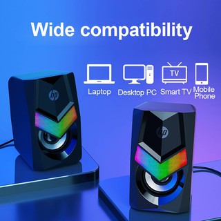 Loa máy tính 2.0 hãng HP DHE 6000 (2 cái/Bộ) Đen
