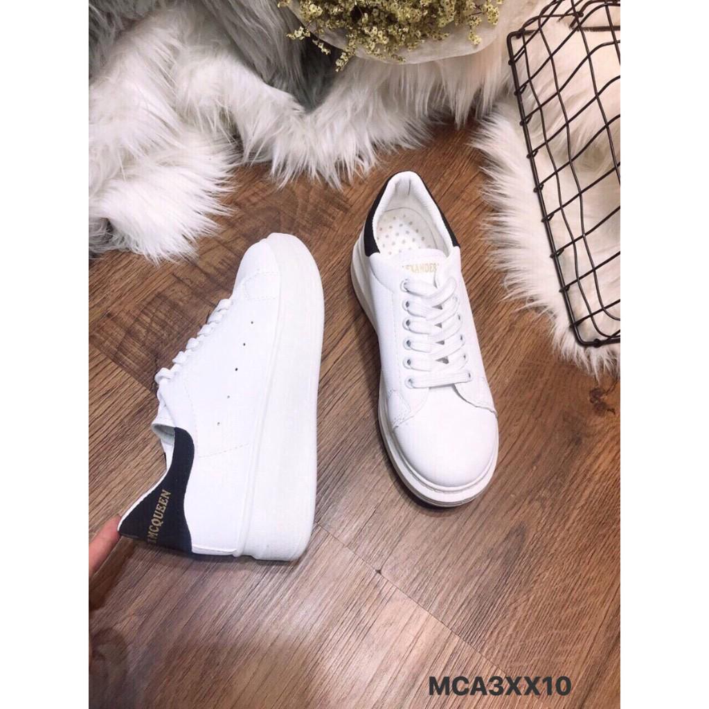 Giày Thể Thao Sneaker Nữ Gót Đen Lót Đế Thoáng Khí(Fulbox)