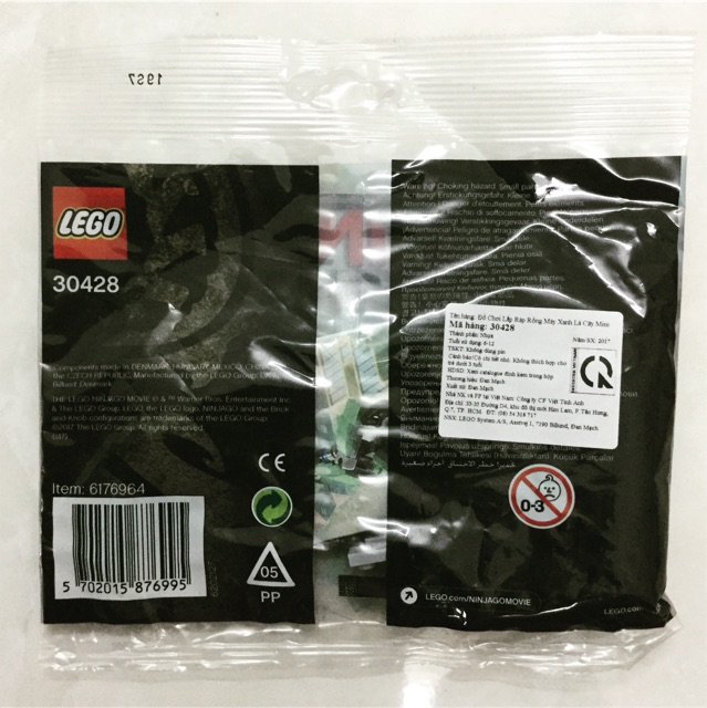 Lego Ninjago 30428 - Green Ninja Mech Dragon polybag - Bộ xếp hình Lego Rồng máy xanh lá cây mini