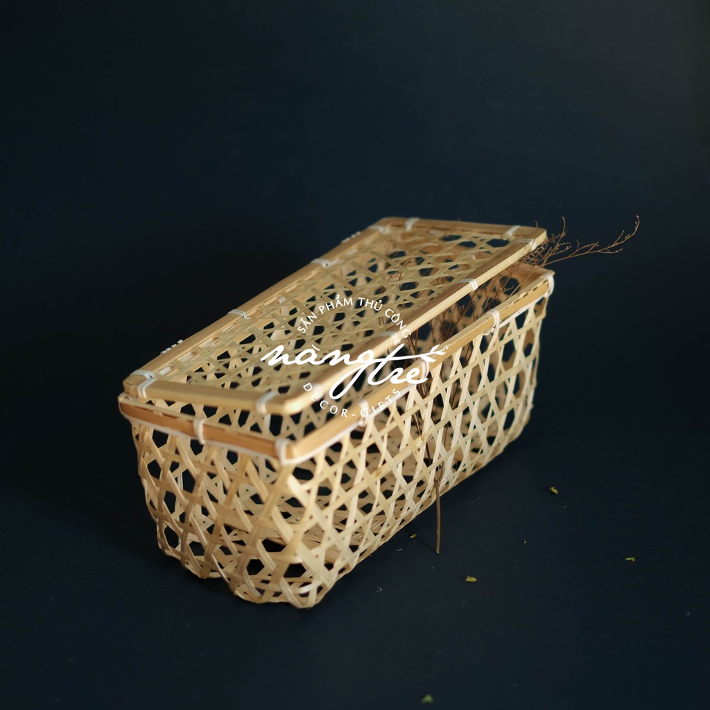 Hộp Chữ Nhật Đựng Quà Mây Tre Đan Thủ Công | BigBuy360 - bigbuy360.vn