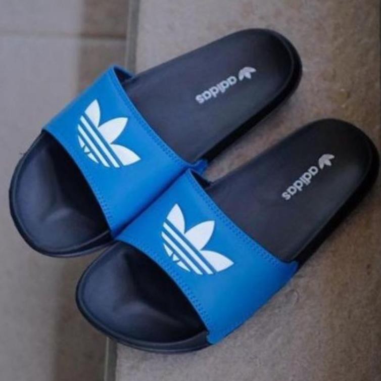 Giày Thể Thao Adidas Adilette Màu Trắng / Đen / Xanh Dương Ka612