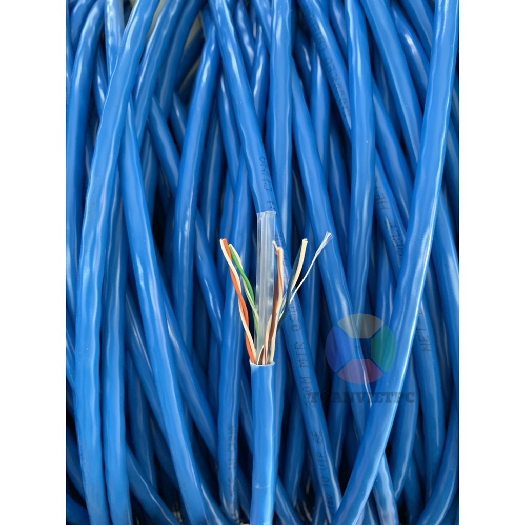 ✣✗[Bấm Sẵn 2 Đầu] 100m Dây Cáp Mạng Lan Cat6 Bấm Đầu