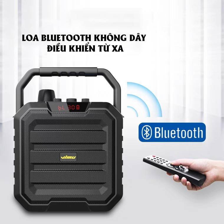 [MẪU MỚI] Loa Bluetooth W-King K1S VIMU - Loa karaoke không dây, công suất 40W - Bass siêu to !