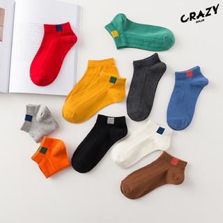 🧦 Crazy socks Tất Nữ Cổ Ngắn Hàn Quốc Vintage cute phô mai que🧦