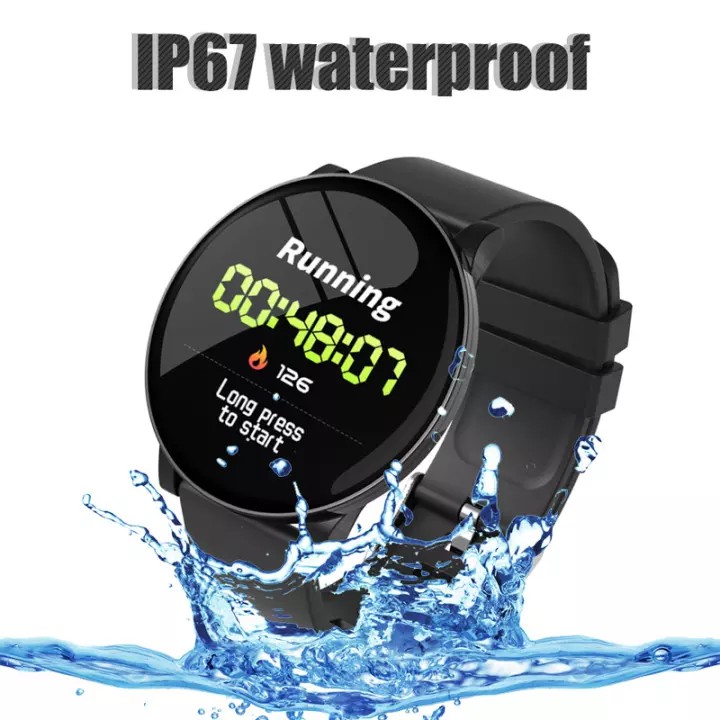 Đồng hồ thông minh W8 theo dõi sức khoẻ đeo tay chống nước cho kết nối ios/android App hỗ trợ Wearfit2.0