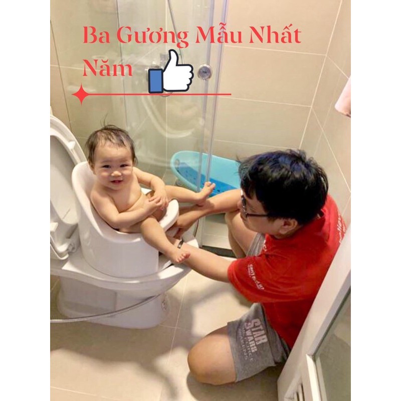 Bô rửa đa năng Boom Potty - Bô ngồi vệ sinh cho bé từ 7 tháng