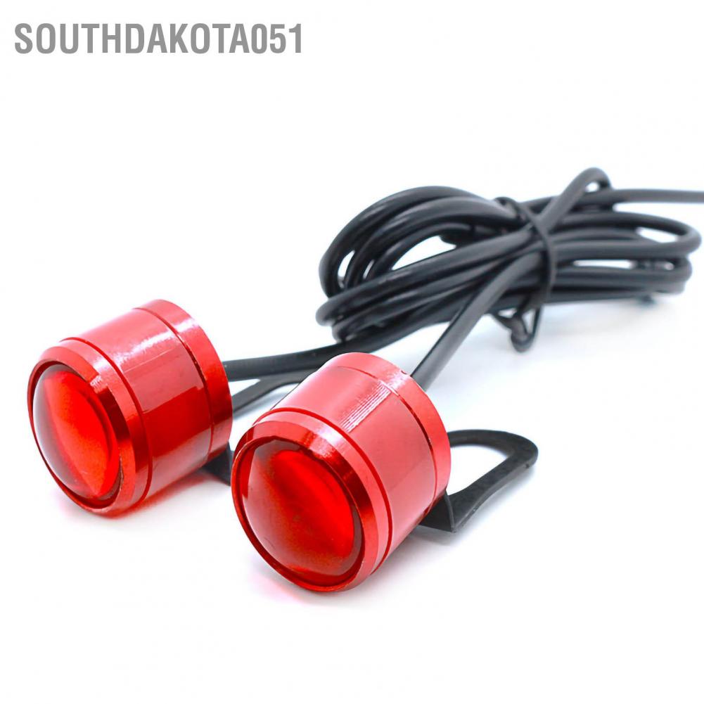 Đèn led demi xi nhan gắn chân gương/ dè sau xe máy ánh sáng nhấp nháy bằng hợp kim nhôm 12V 2W