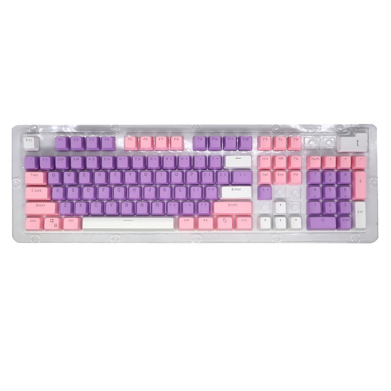 104 Keycap thay thế Pbt phối 3 màu cho bàn phím cơ