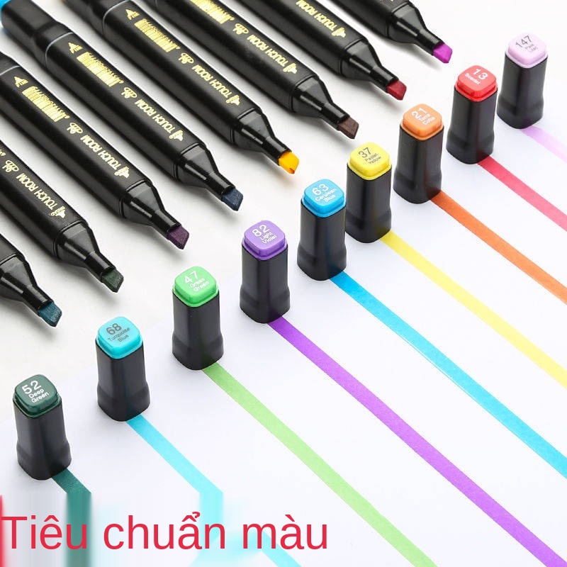 Dầu chính hãng đôi Touch Touch Mark Pen Động lực học sinh Thiết kế vẽ tay 24/36/48 Màu nước màu