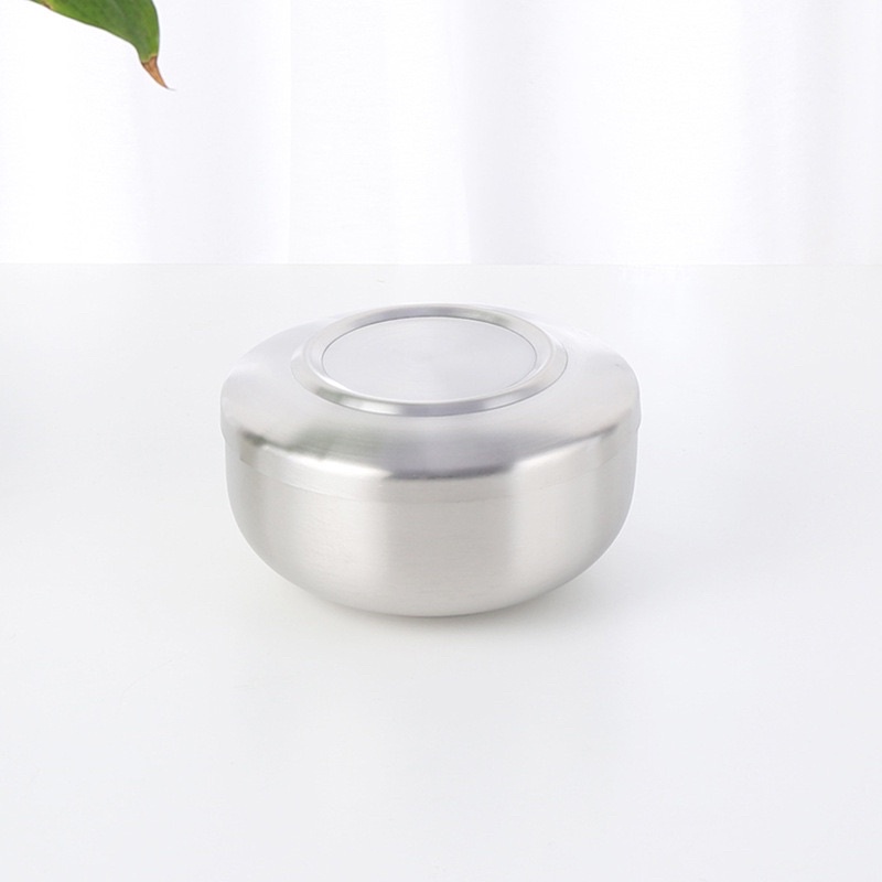 Bát Inox304 Hàn Quốc - Bát ăn cơm Hàn Quốc có nắp