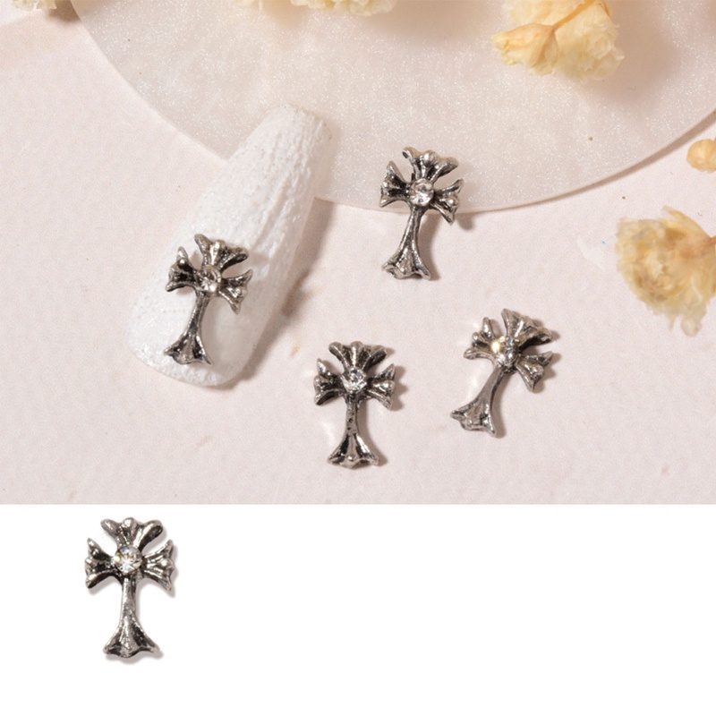 Set 5 Phụ Kiện Trang Trí Móng Tay 3d Phong Cách Gothic Charms