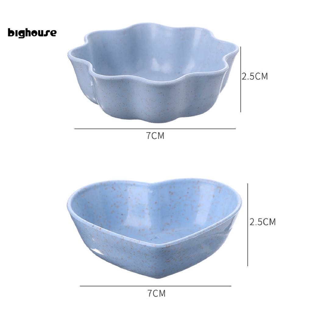 Đĩa Đựng Nước Chấm Hình Trái Tim 3 Màu Dễ Thương Sáng Tạo | BigBuy360 - bigbuy360.vn