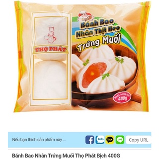 Bánh bao trứng muối Thọ Phát 400g