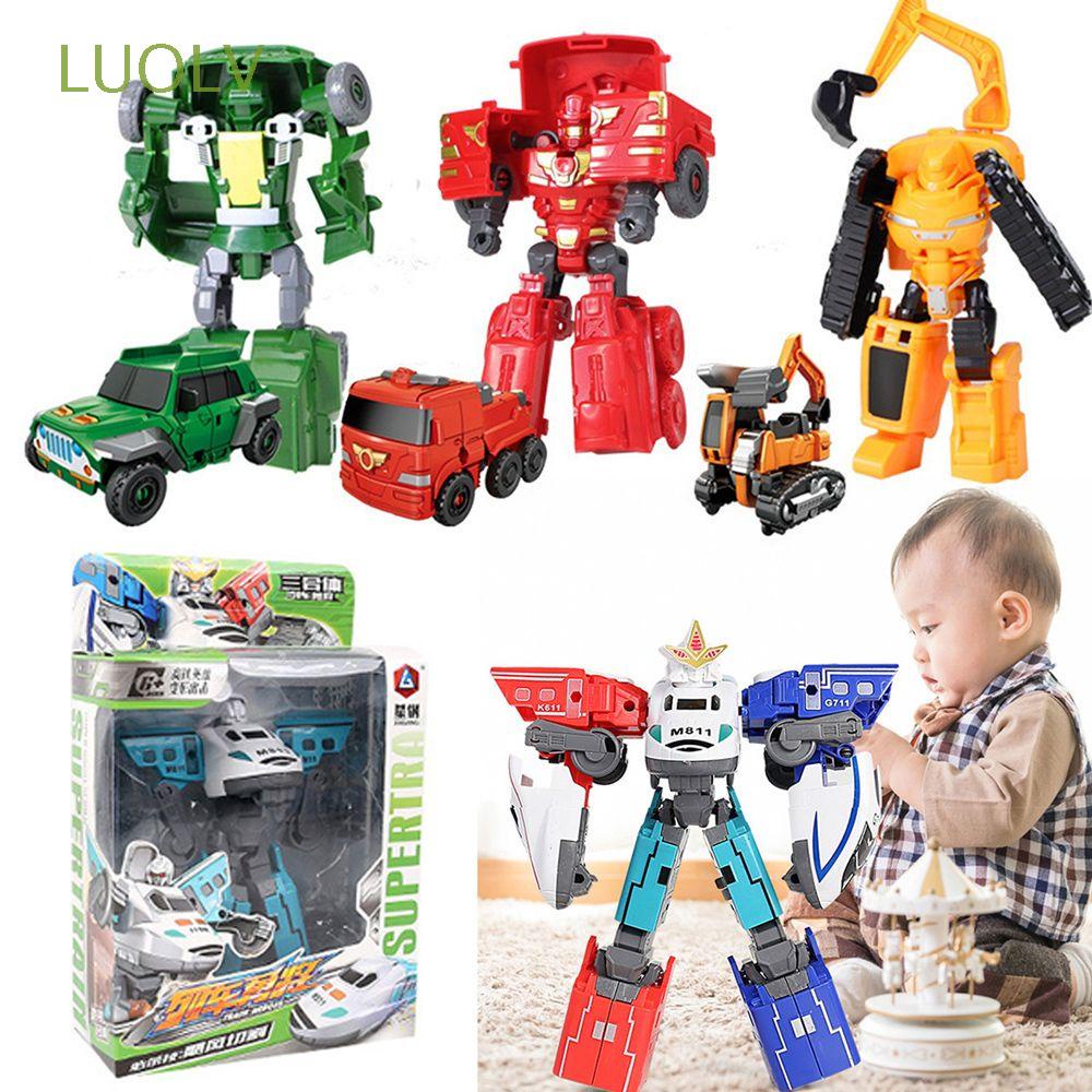 Bộ Đồ Chơi Lắp Ráp Rô Bốt Biến Hình Xe Hơi Độc Đáo Thú Vị Cho Bé