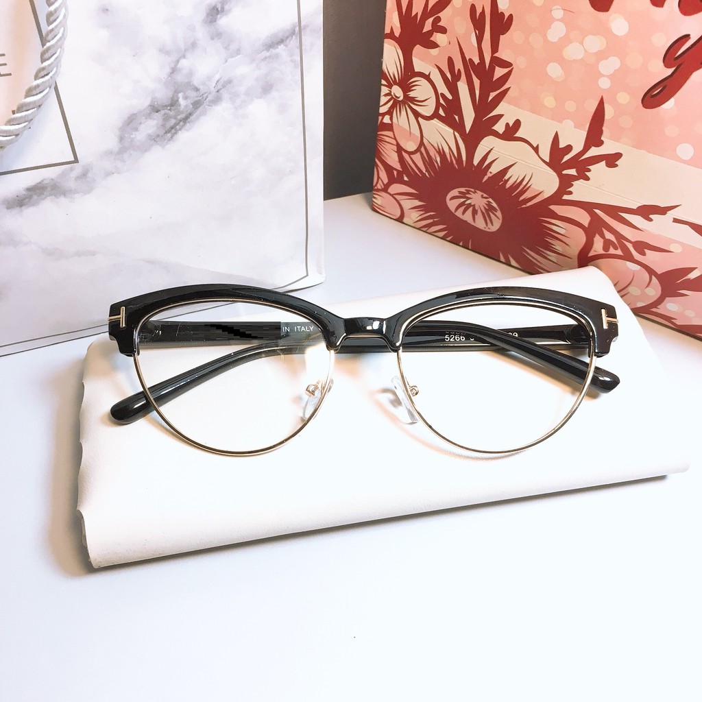 [Mã SKAMCLU7 giảm 10% cho đơn từ 0Đ] Gọng kính mắt mèo 5266 nhận cắt cận viễn loạn | BigBuy360 - bigbuy360.vn