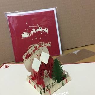 Khung Cảnh Giáng Sinh 1 - Noel - Thiệp 3D