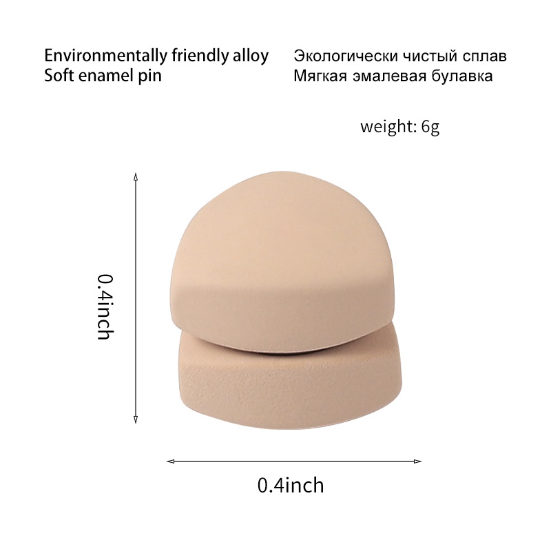 Ghim Cài Áo Hình Tam Giác Thiết Kế Tinh Tế