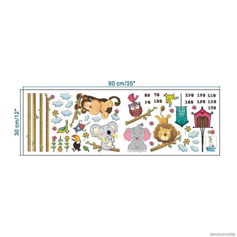 Miếng dán tường đo chiều cao cho bé