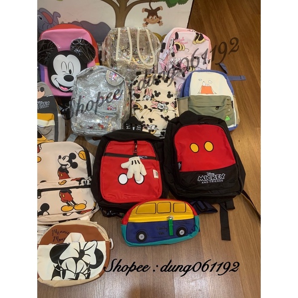 Balo túi xách zara hm các mẫu cho bé trai,bé gái 1-5Y,balo siêu nhẹ cho bé đi học