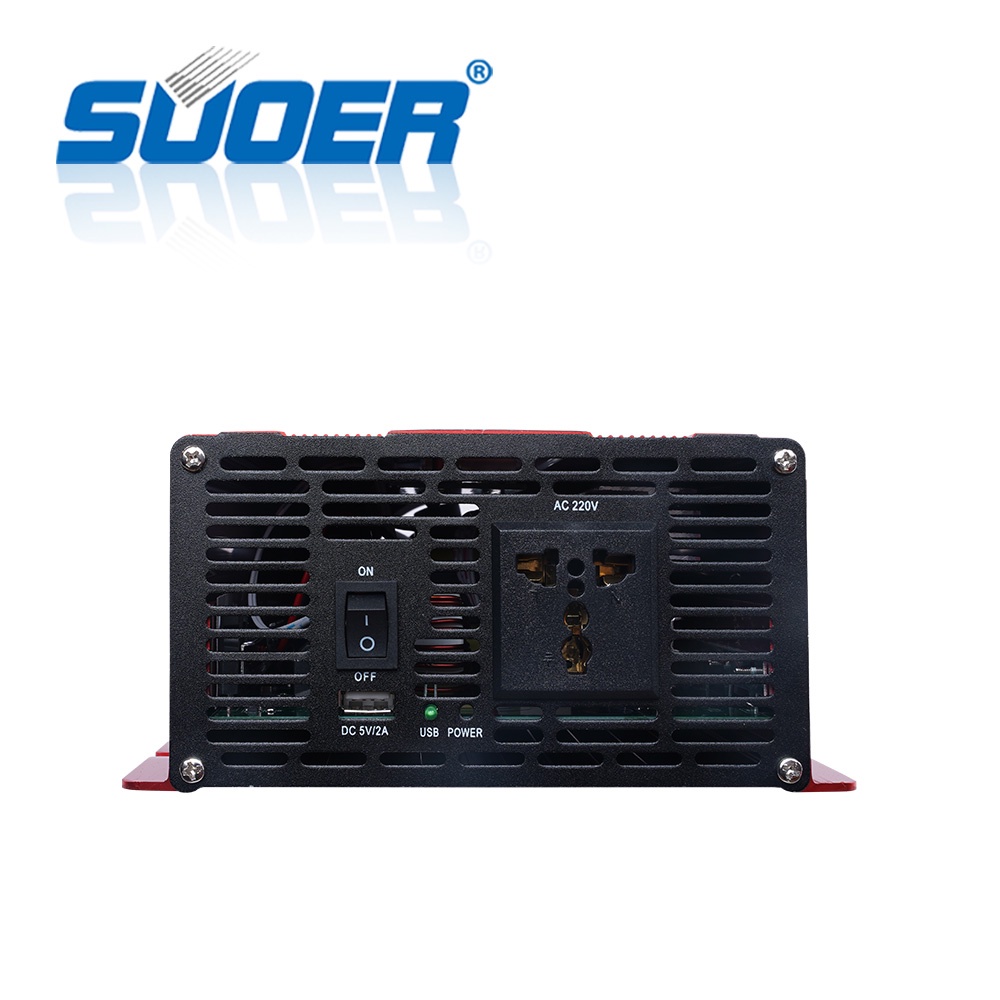 Bộ đổi điện sin chuẩn 1000w 12v sang 220v Souer - FPC-1000AL Đúng Công Suất có Màn Hình