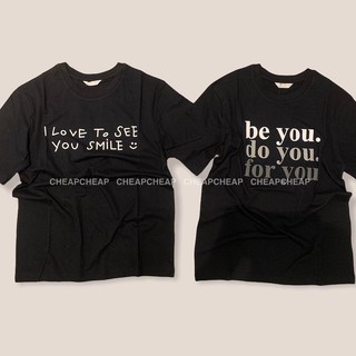 Áo thun be you - love smile form fit