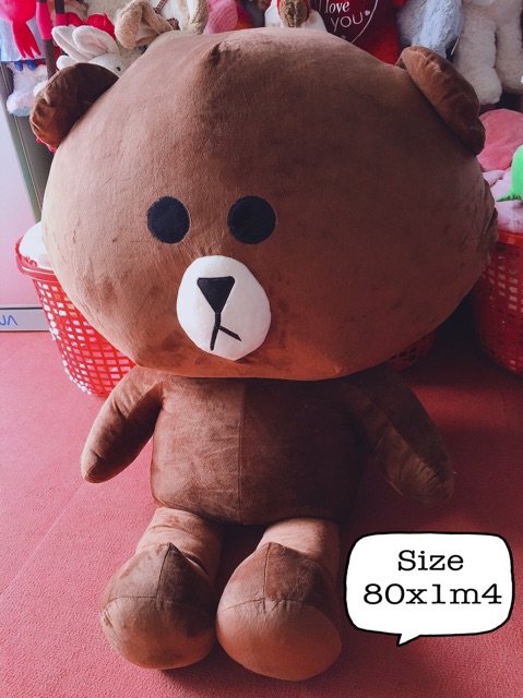 🎀Gấu Store🎀 Gấu Brown khổng lồ 1m4 hàng New