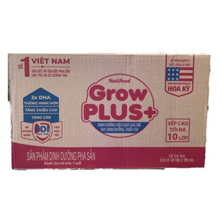 Sữa bột pha sẵn GrowPlus+ Đỏ Nutifood 110ml (Mẫu mới)