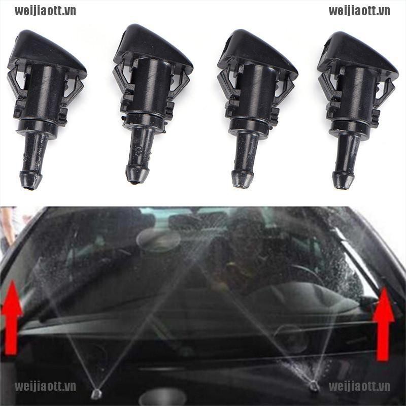 Set 2 Vòi Phun Nước Rửa Kính Chắn Gió Xe Ô Tô