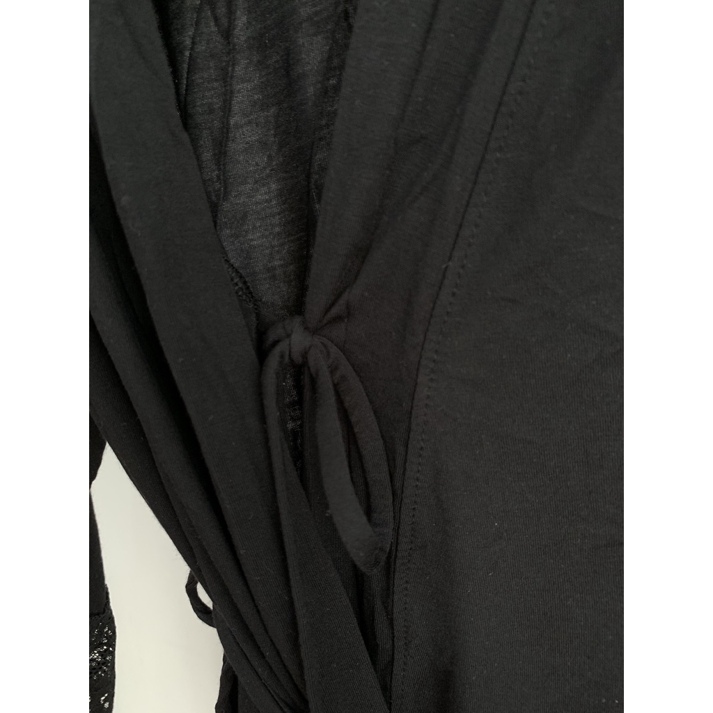 [Ảnh thật shop chụp] Áo choàng ngủ nữ / áo choàng tắm sexy thun lạnh VNXK black robe | BigBuy360 - bigbuy360.vn