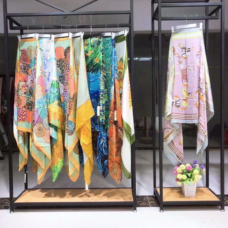 Khăn Choàng Đa Năng Tơ Mượt Khổ Lớn 180*95cm - Hàng Nhập Quảng Châu - Lucky Girl shop