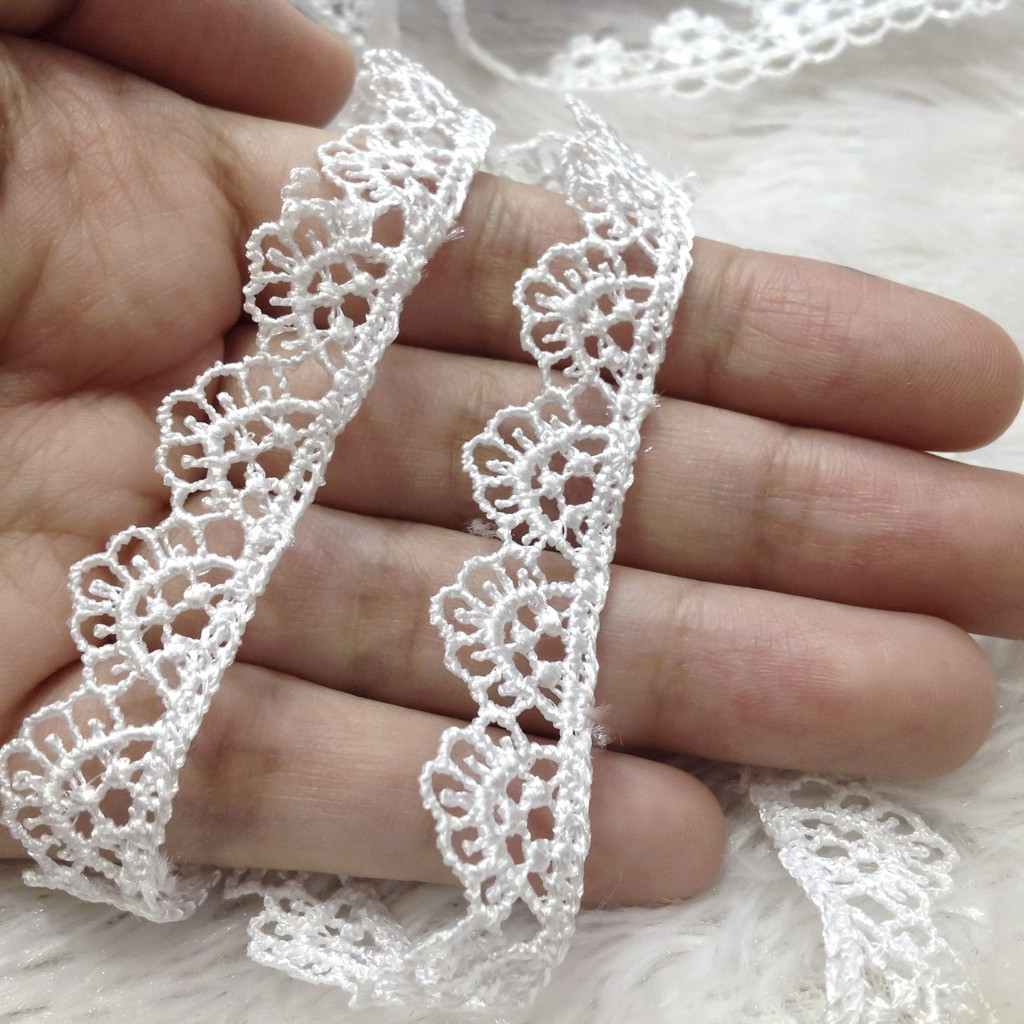 Ren hoa thêu viền áo voan đính trang trí trang phục váy đầm áo dài