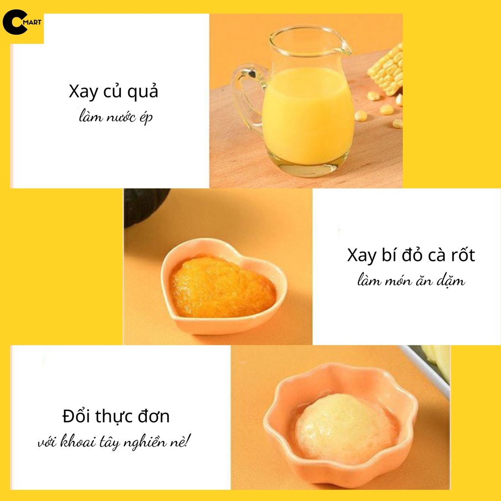 Máy Xay Sinh Tố Hoa Quả Ăn Dặm Mini Dung tích 0,6L JOYOUNG LINE FRIENDS S6-LA520XL [CMART_GIA DỤNG TIỆN ÍCH]