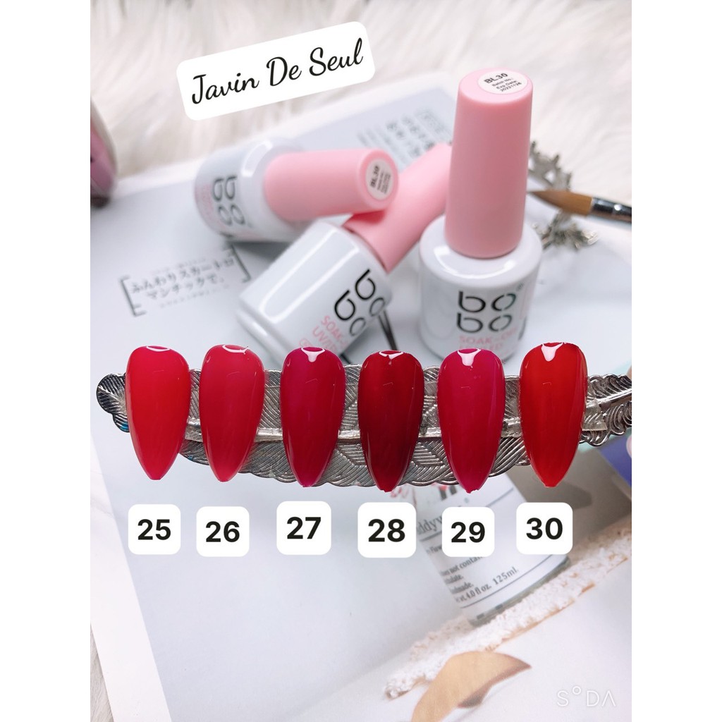 Sơn Gel Thạch Bobo 15ml Mã 25 - 30