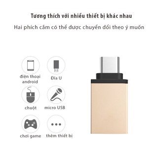 Đầu Chuyển Đổi USB Type C, Android sang USB 3.0 Cho Điện thoại, Macbook