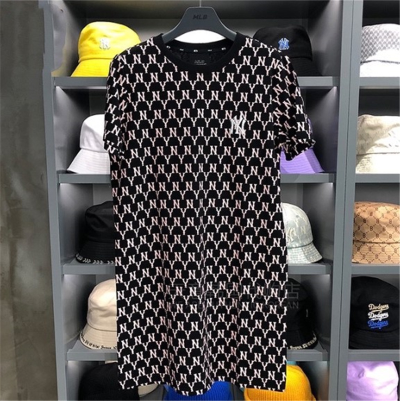 MLB Đầm Cotton Cổ Tròn Dáng Rộng Thời Trang Xuân Hè Dành Cho Nữ | BigBuy360 - bigbuy360.vn