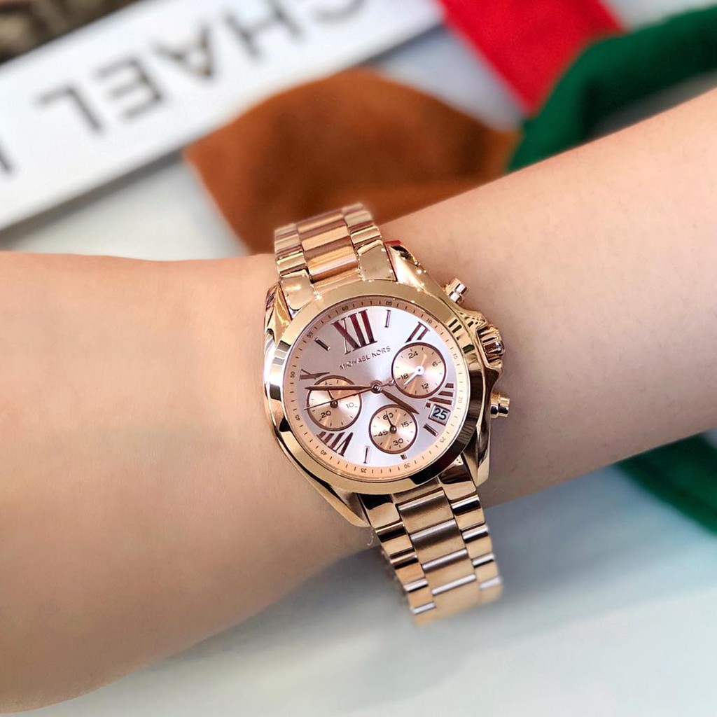 Đồng Hồ Nữ Michael Kors Bradshaw Rose Gold MK5799
