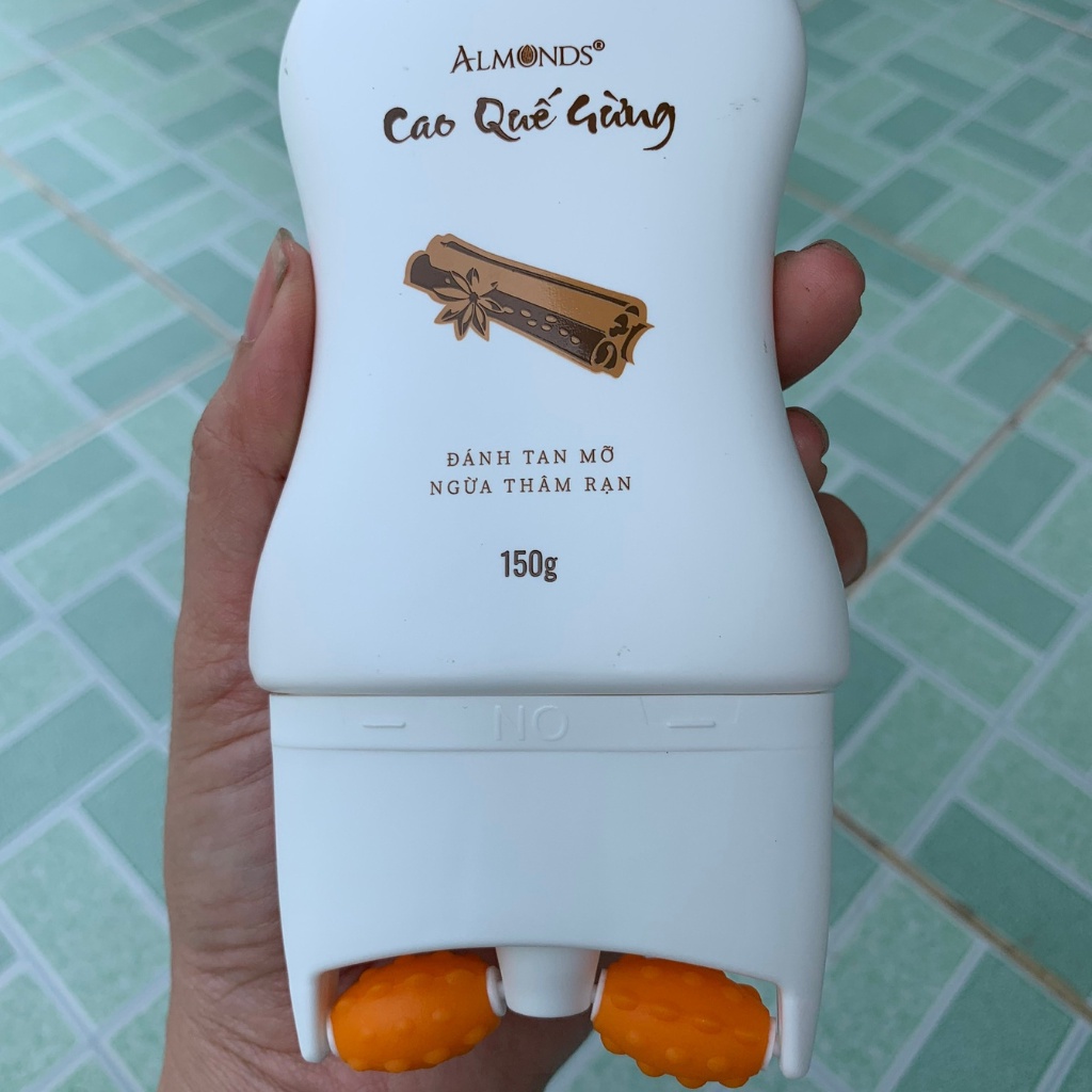 Kem Giảm Mỡ Bụng Kem Tan Mỡ Cao Gừng Tan Mỡ Bụng Chính Hãng ALMONDS Cao Quế Rừng 150g